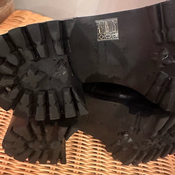 Premiata Black Leather Combat Boots - Picture 3 of 4